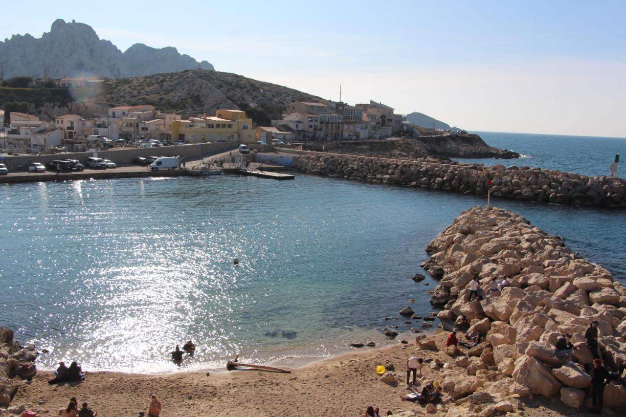 Charmant Cabanon Aux Goudes A Marseille Avec Vue Mer Exterior foto